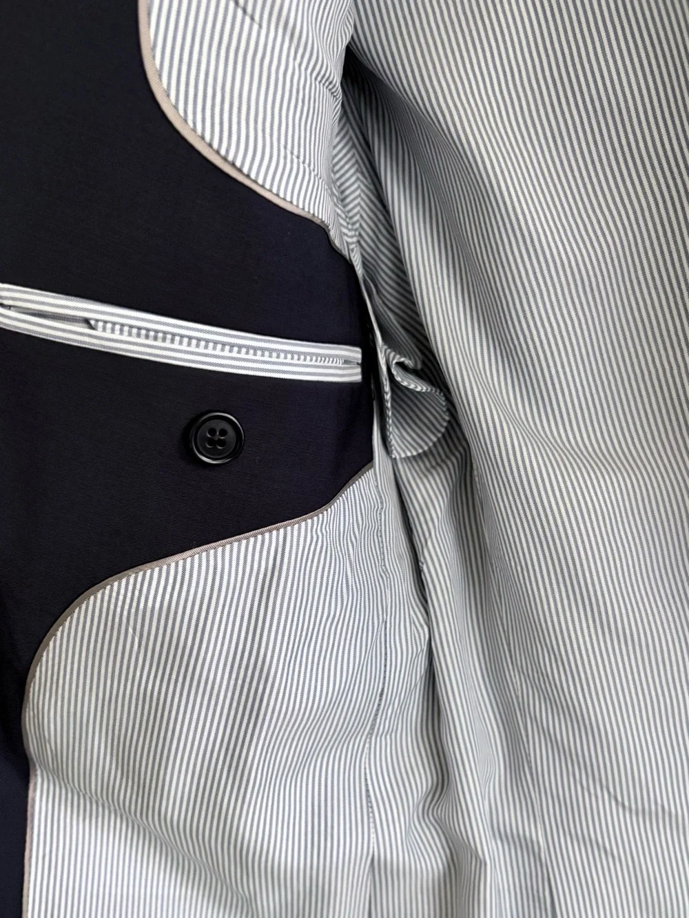 BROOKS BROTHERS Explorer Madison Fit Navy Blue 2 Button Blazer Suit | 36 Short